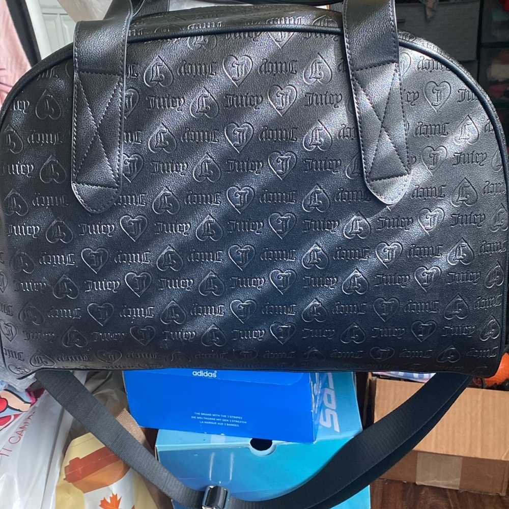 Juicy Couture Liquorice Fashionista Rosie Weekender Travel Bag NWT - Picture 7 of 11